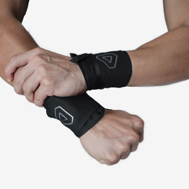Grav Wrist Wraps after wrapping in both hands