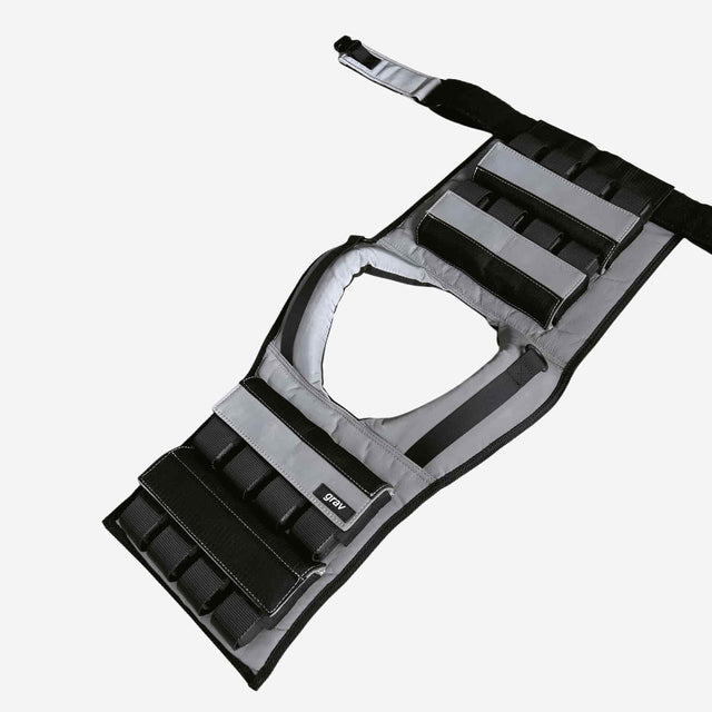 Grav Weight Vest Reflective Grey by Gravgear