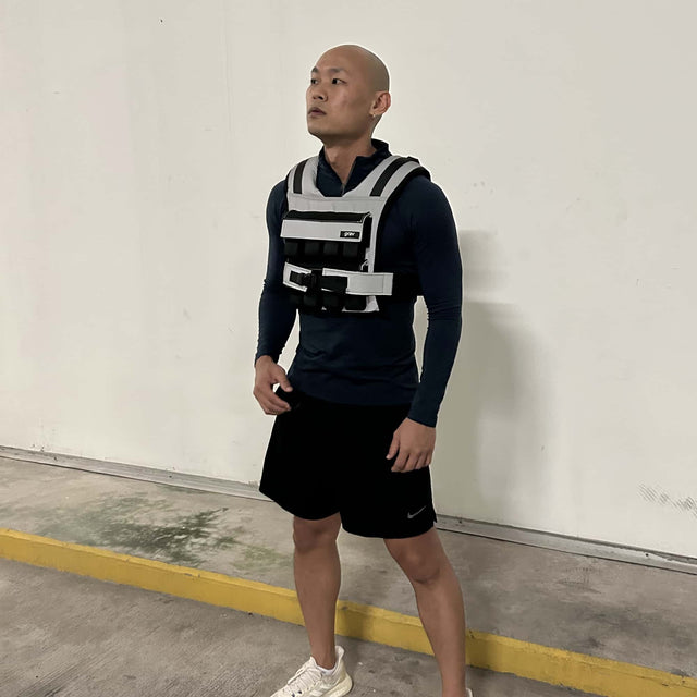 Grav Weight Vest Reflective Grey by Gravgear