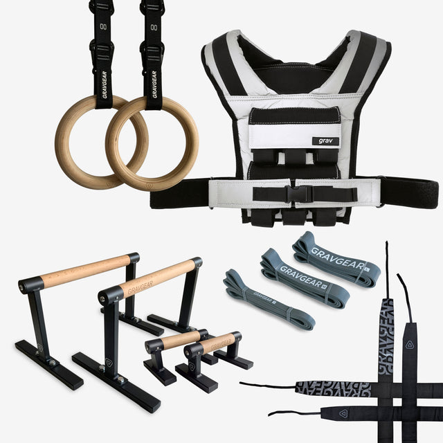 Super Gravity Set (with Grav Weight Vest 28lb - Reflective Grey)