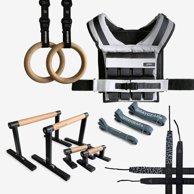Super Gravity Set (with Grav Weight Vest 37lb - Reflective Grey)